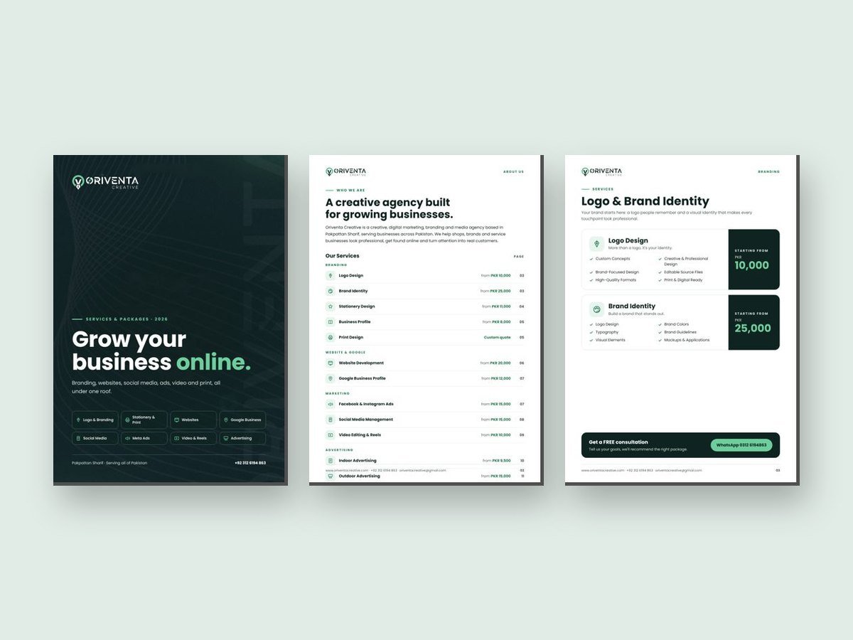 Services catalogue
